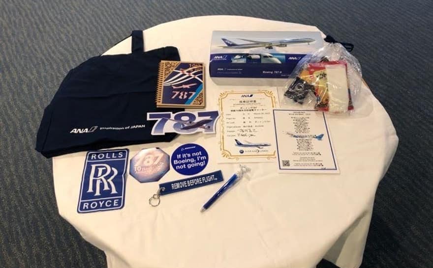 ANA 787-10 初就航 搭乗記念品 ネックストラップ 週末限定価格 ANA 787-10