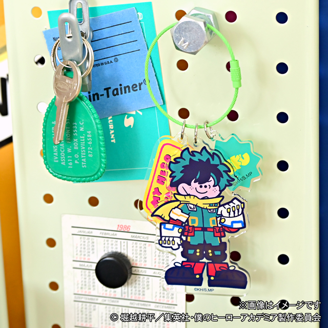 ヒロアカ 緑谷 水沢石鹸 ビッグアクリルキーホルダー アクスタ セット