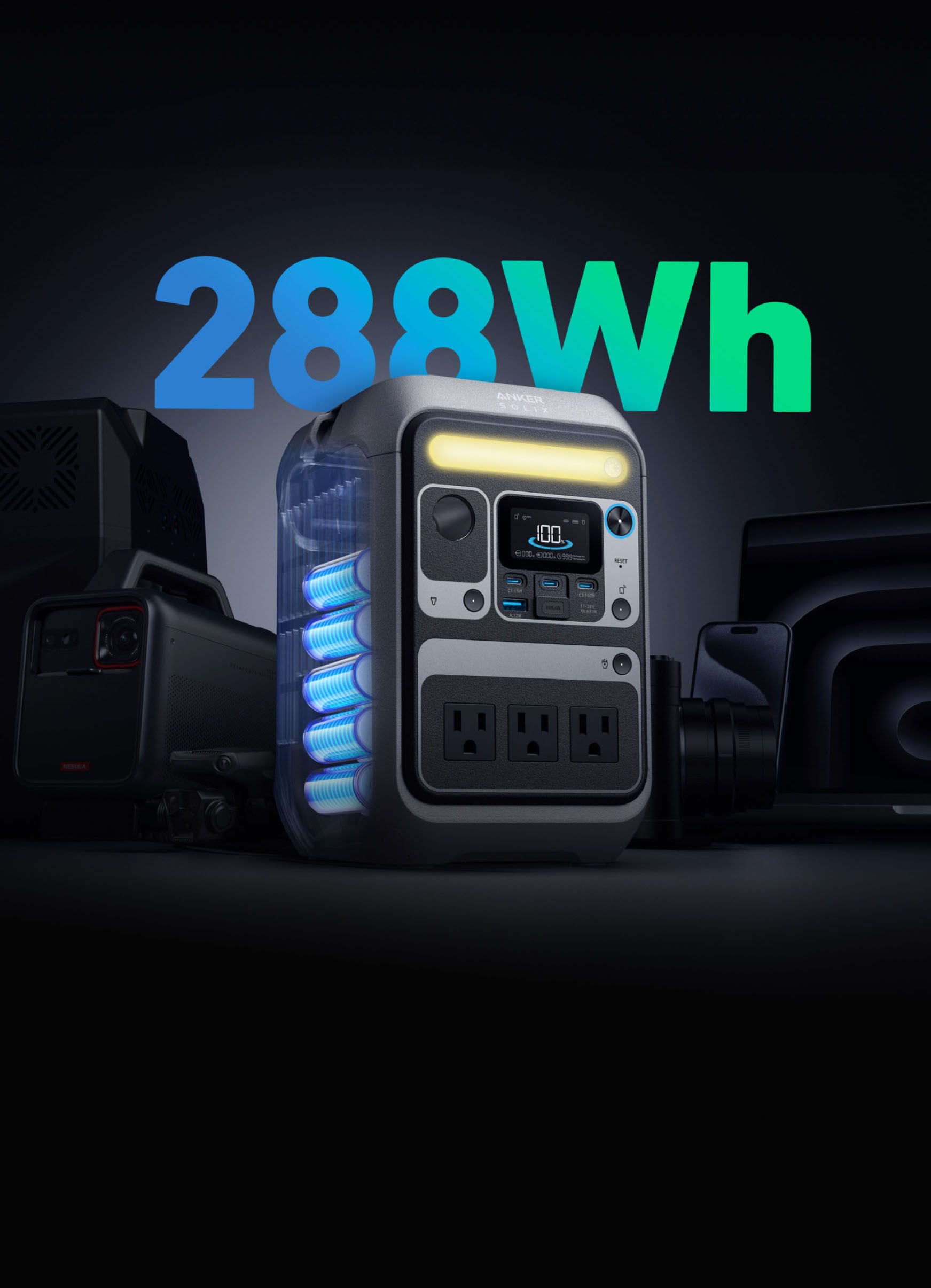 Anker Solix C300 Portable Power Station | 家族を守る、防災への第一