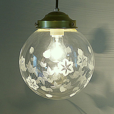 レトロペンダントライト1002 乳白 アトリエ Ansan