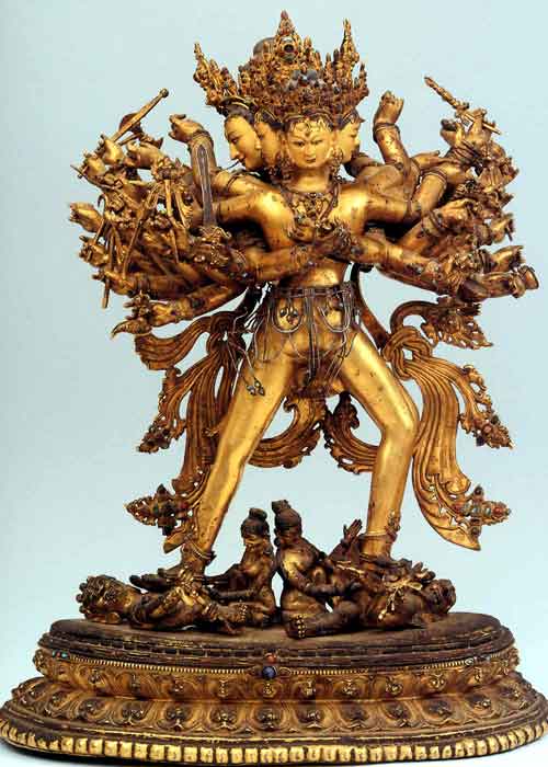 真鍮 ヤブユム シャクティ 仏像 歓喜仏 真鍮ヤブユムシャクティ仏像歓喜仏