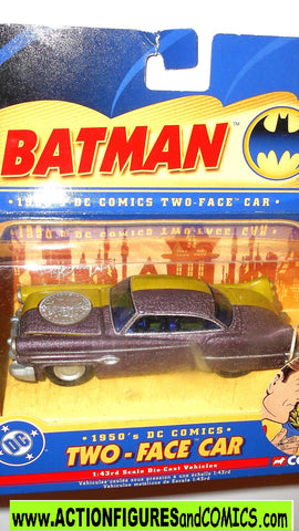 BATMAN corgi 2005 TWO FACE CAR 1950's 1:48 scale vehicle moc mib