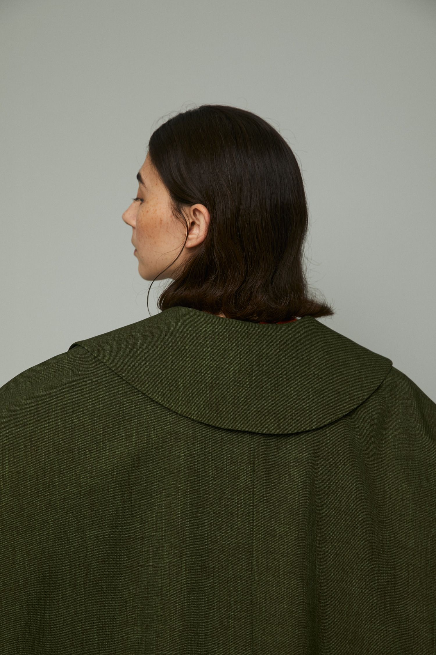 HeRIN.CYE - ビッグ アシンメトリー カラージャケット - Big asymmetry