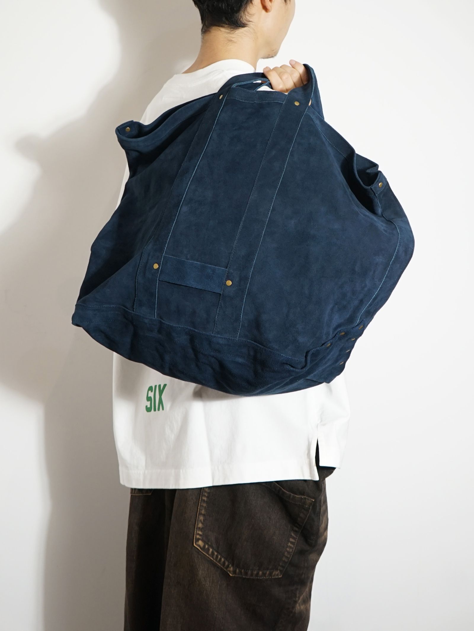 SEVEN BY SEVEN - レザートートバッグ LEATHER TOTE BAG - Cow split