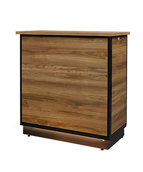 ブラックフレーム カウンター W1200｜カウンター レンタルならアディス