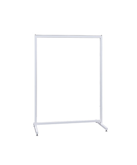 ホワイトフレーム ハンガーラック W900 可動式｜ハンガーラック