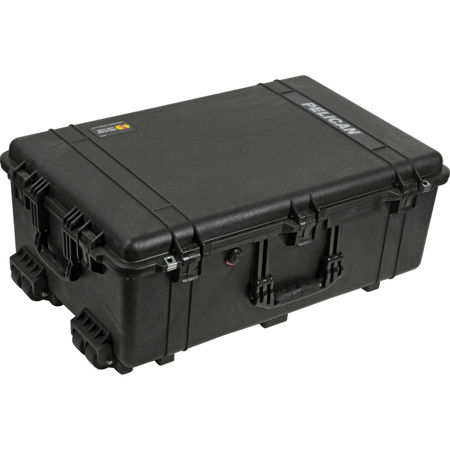 Pelican 1650 Watertight Wheeled Hard Case with Foam Insert - Black
