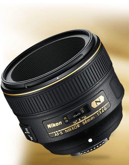 Nikon 58mm f/1.4G AF-S NIKKOR Lens 2210 - Adorama