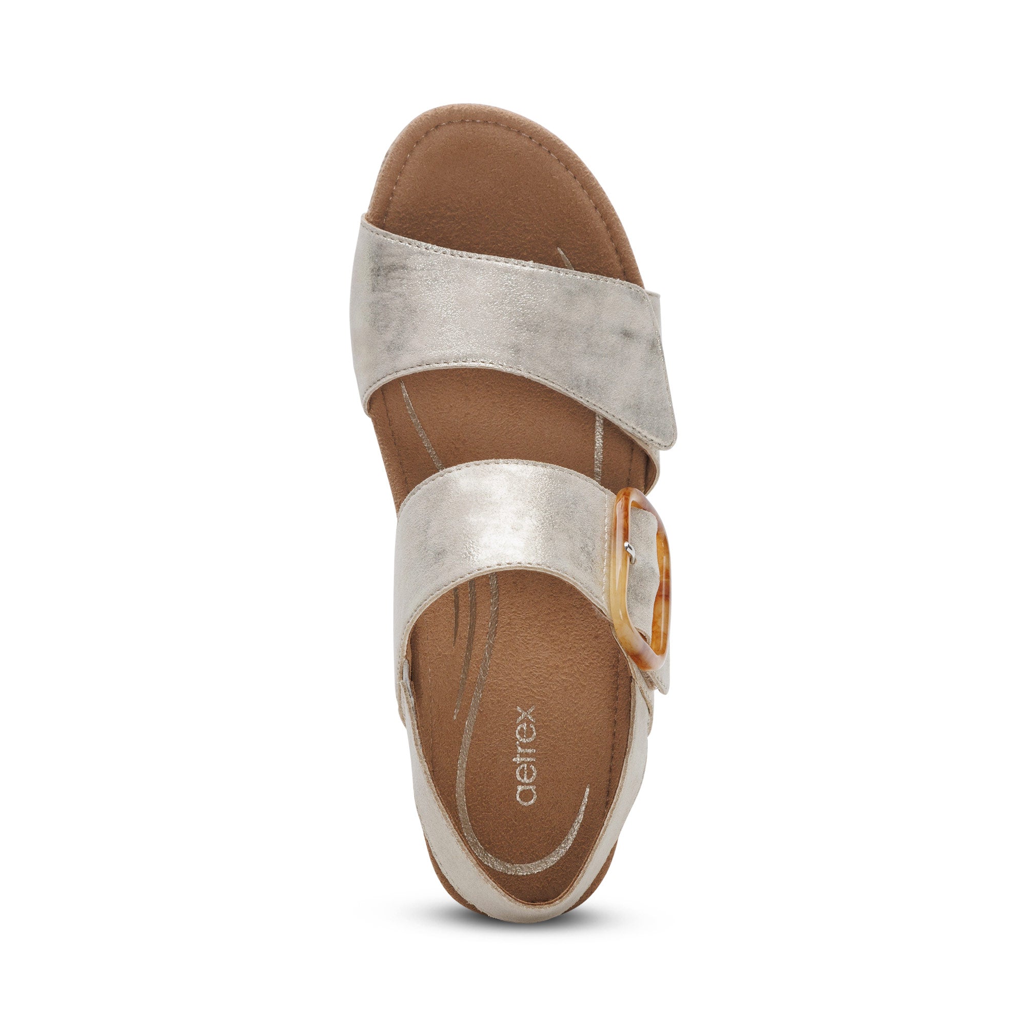 Ashley Arch Support Wedge – Comfortable Leather Wedges | aetrex