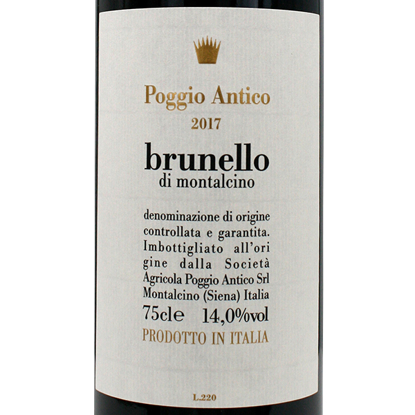 2017 ブルネッロ・ ディ・モンタルチーノ ポッジョ アンティコ
