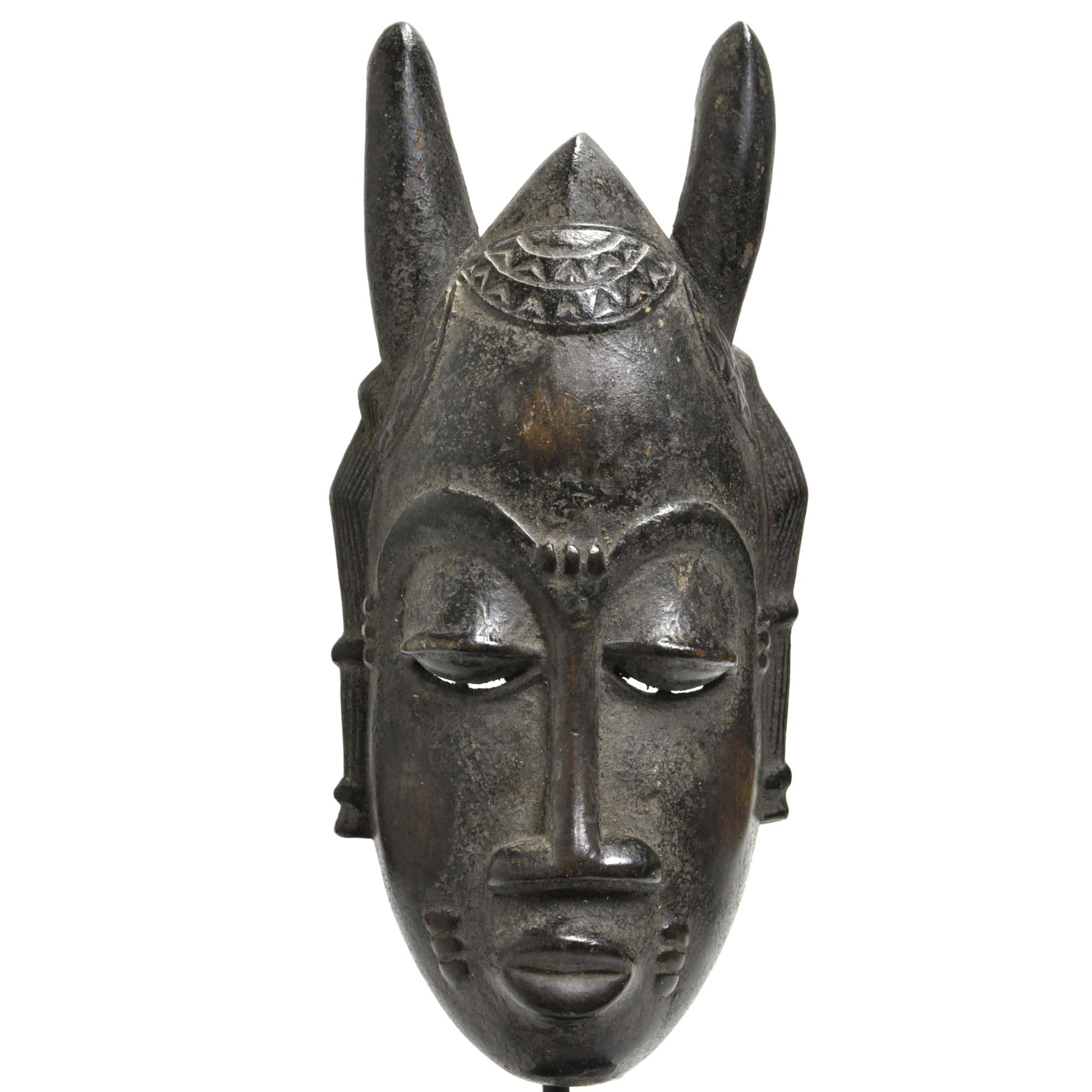 半額》バウレ族マスク【アフリカンアート 仮面】 (f071-15) - アフリカ