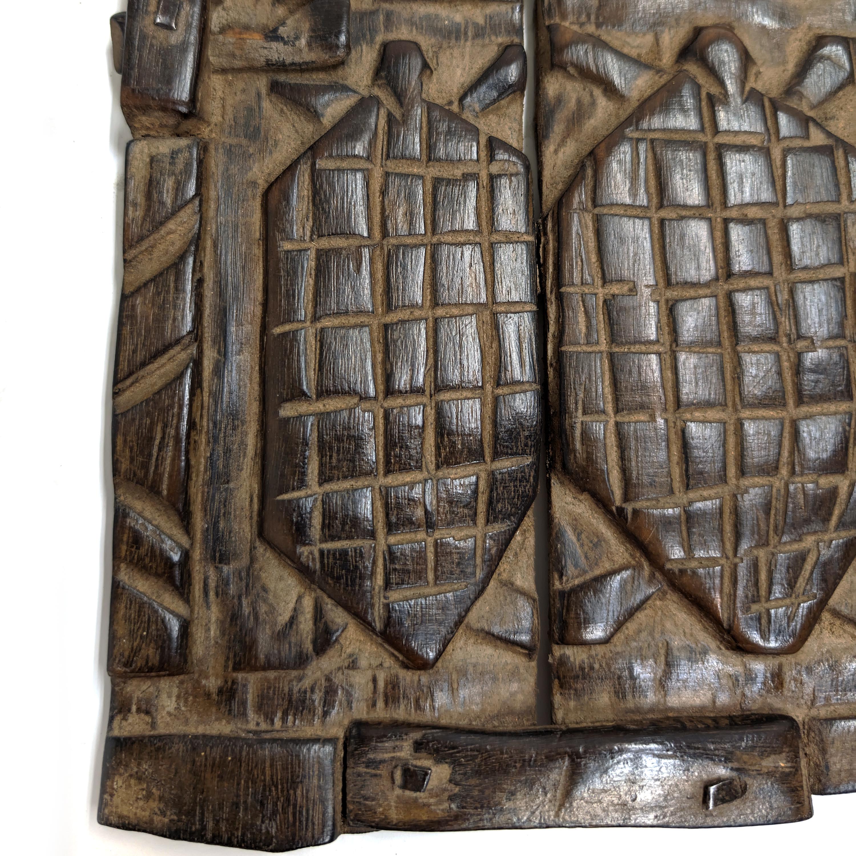 ドゴン族 薬箱 アフリカンアート 木製彫刻DOGON TRIBE - MEDICINE BOX