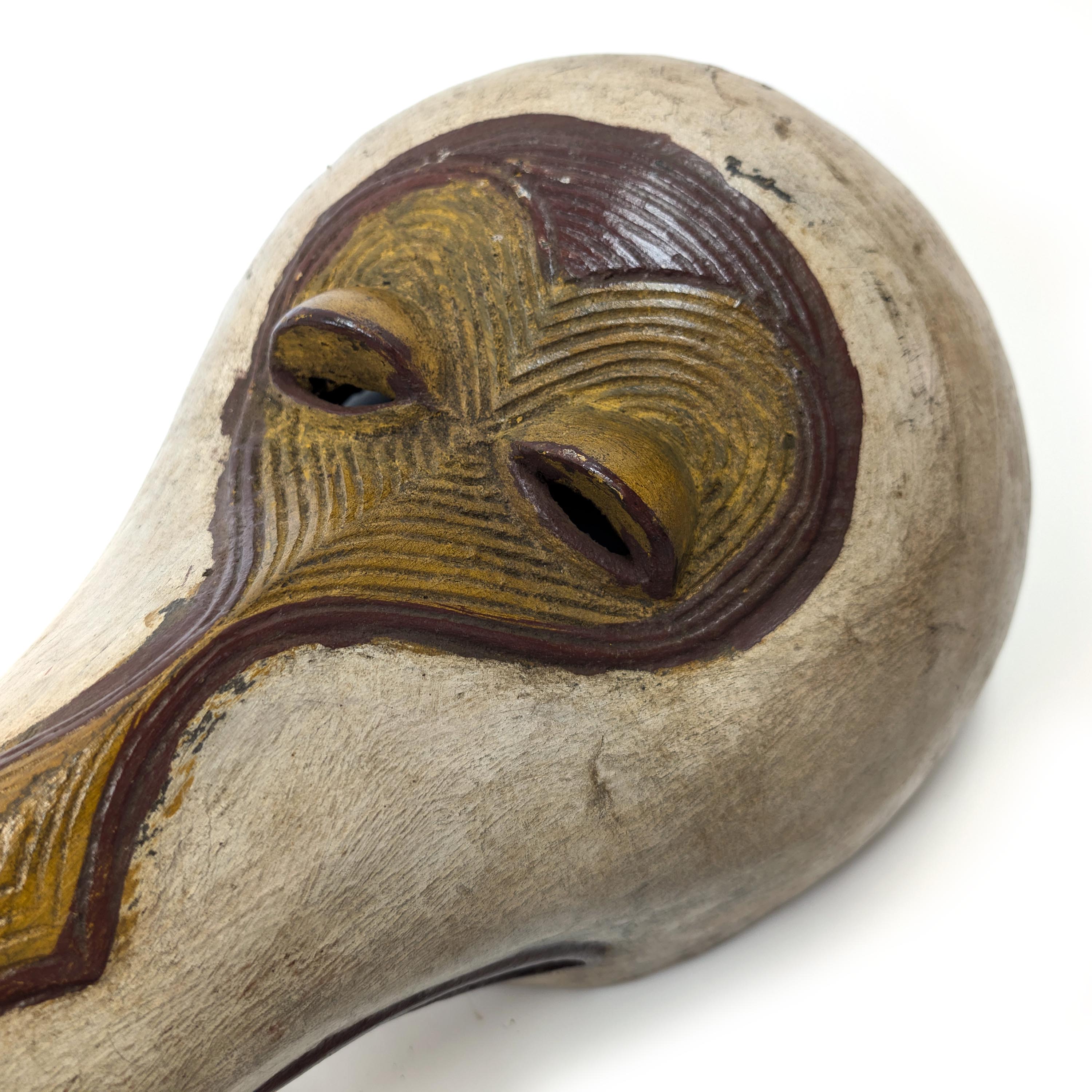 マノ族大型鳥マスク 56cm アフリカンアート 仮面 （p785-31