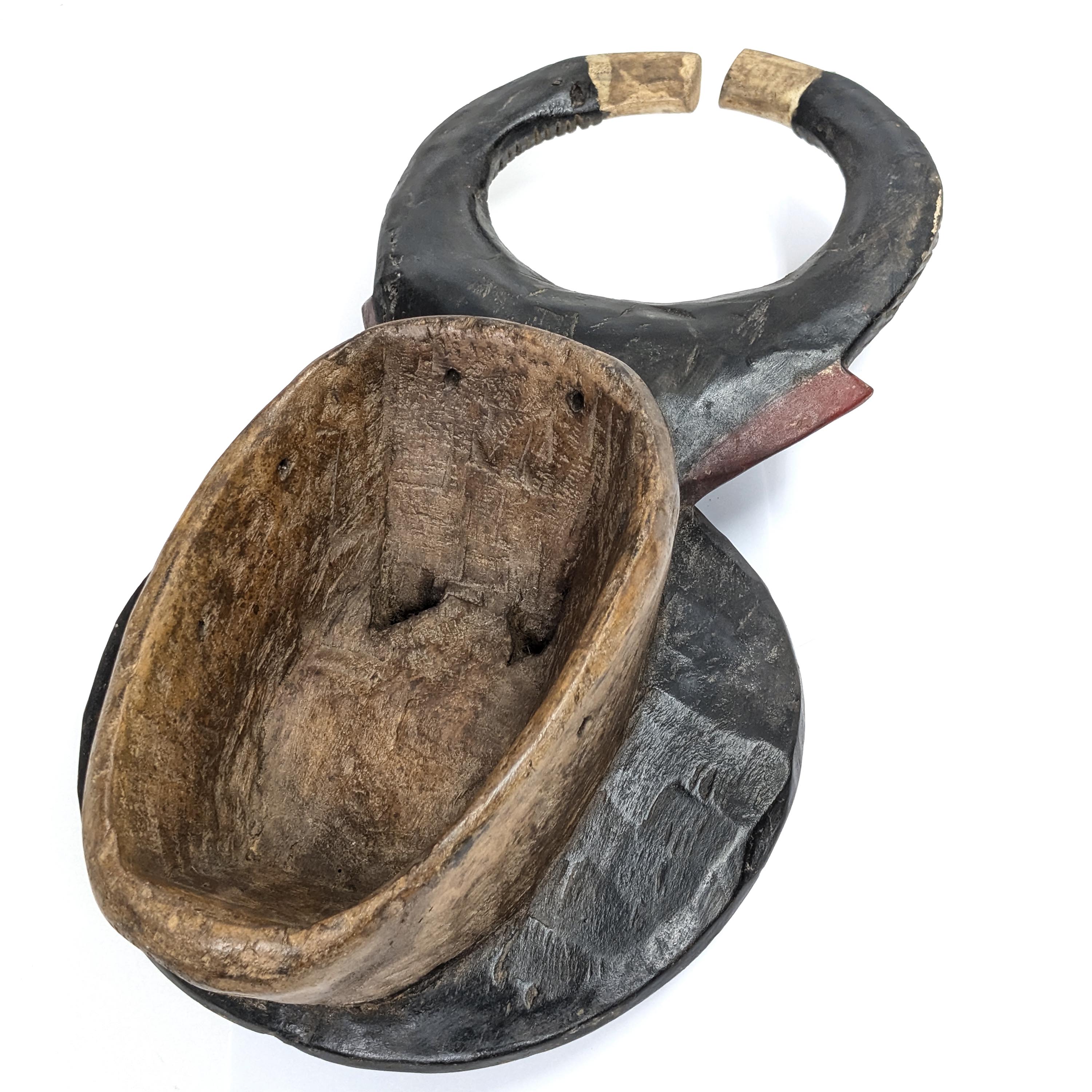 バウレ族 プレプレ パスポートマスク バウレ族プレプレ仮面 52cm