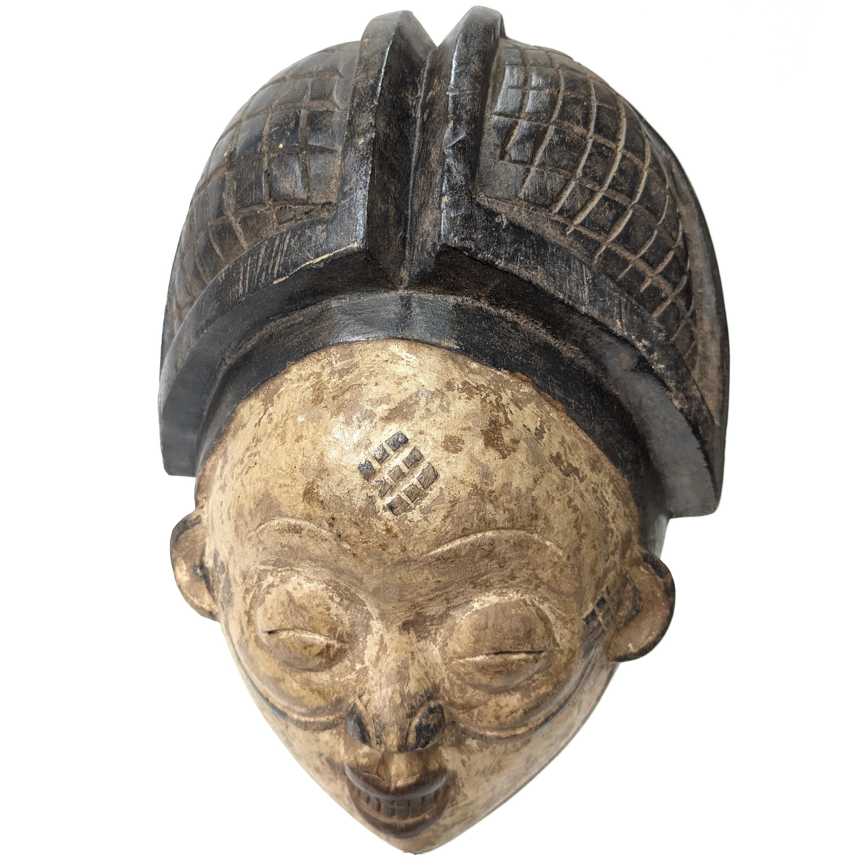 大人気，定番 プリミティブアート 古い男性像 お面マスクオブジェ