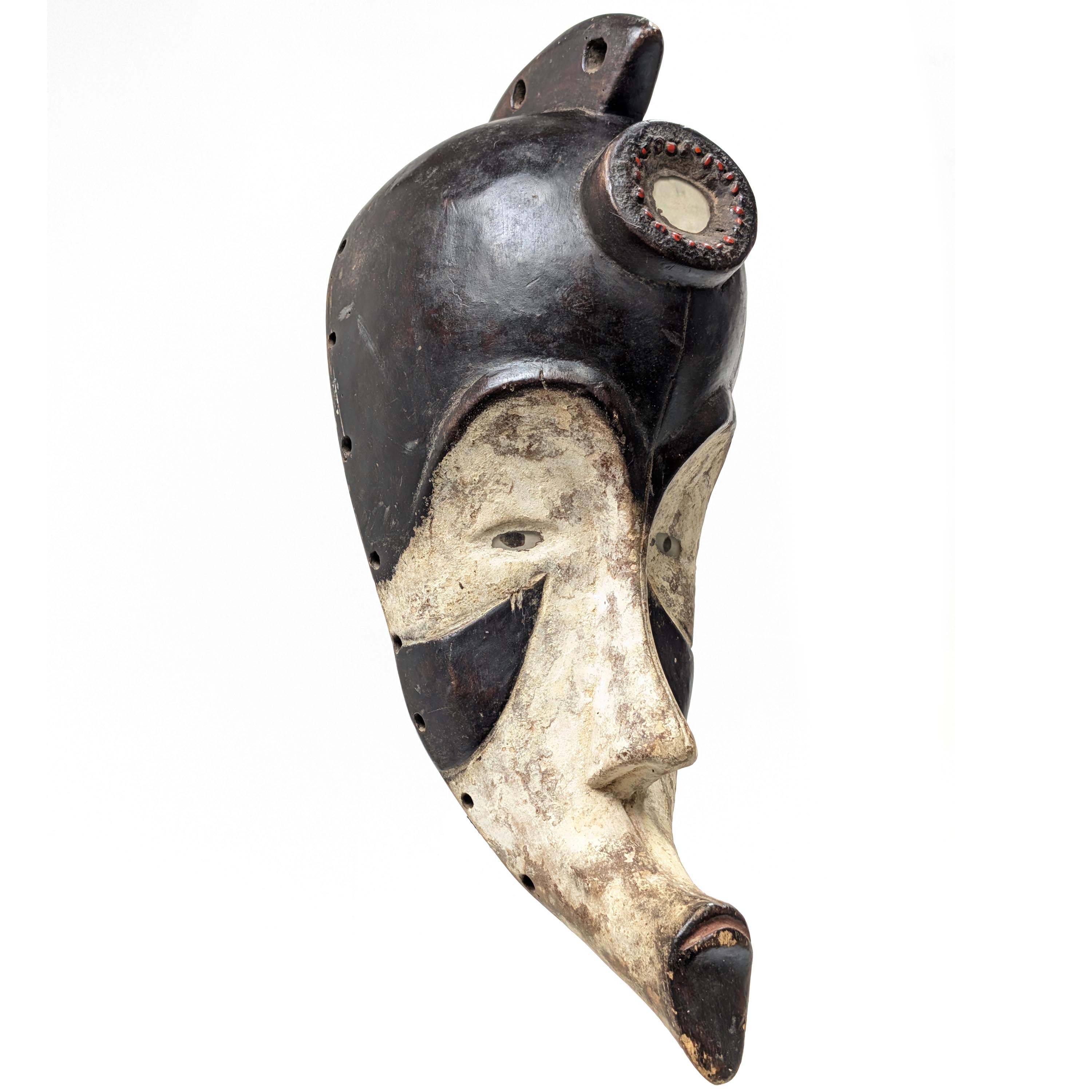 アフリカ 木彫 マスク 仮面 プリミティブアート アンティーク民藝 骨董