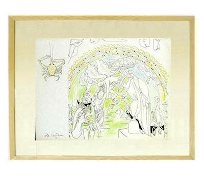 S Amoureux リトグラフ ジャン コクトー S Amoureux リトグラフ ジャン