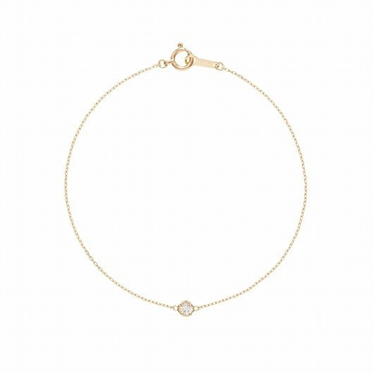 長期保管品 AHKAH K18YGサファイア アンクレット 長期保管品 AHKAH