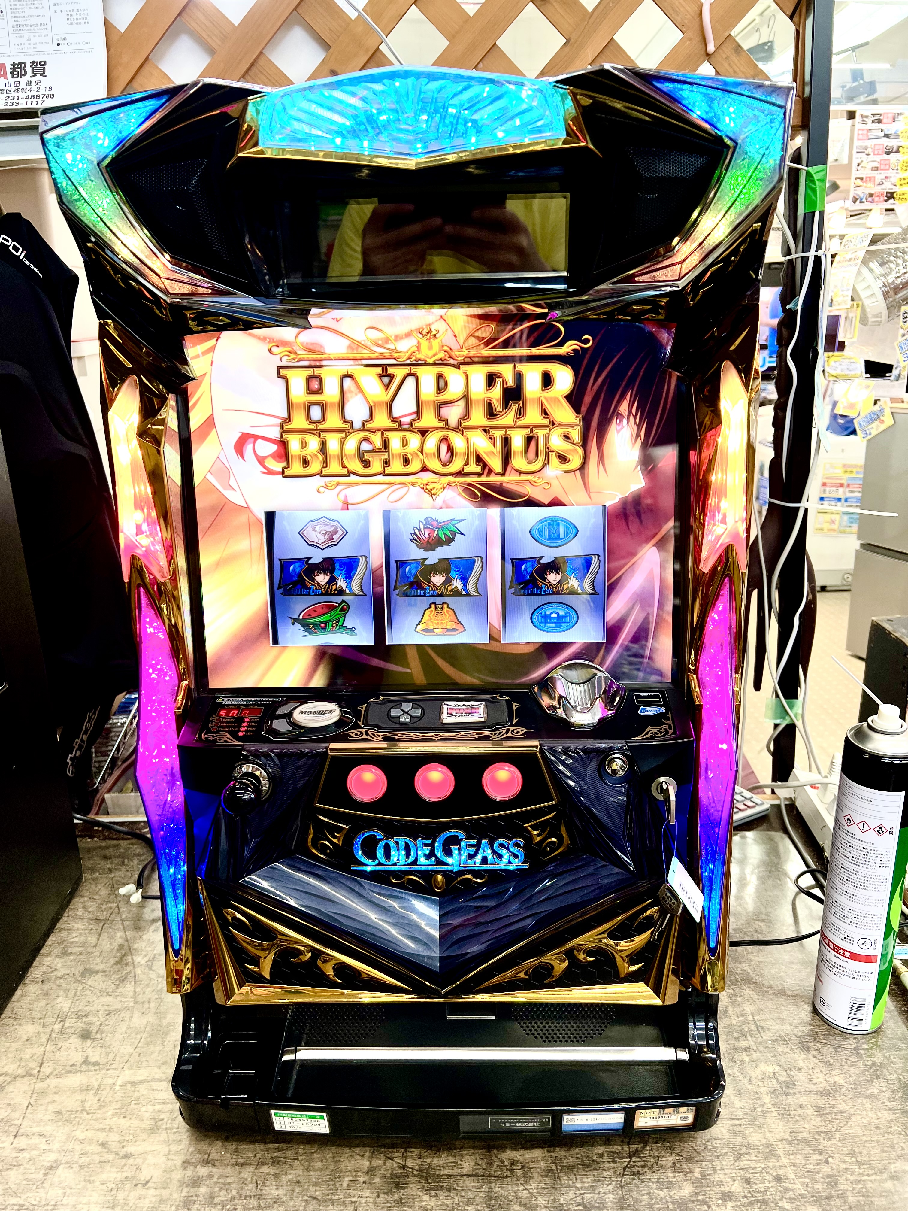 パチスロ 実機 コードギアス 反逆のルルーシュ R2 ZX パチスロ実機