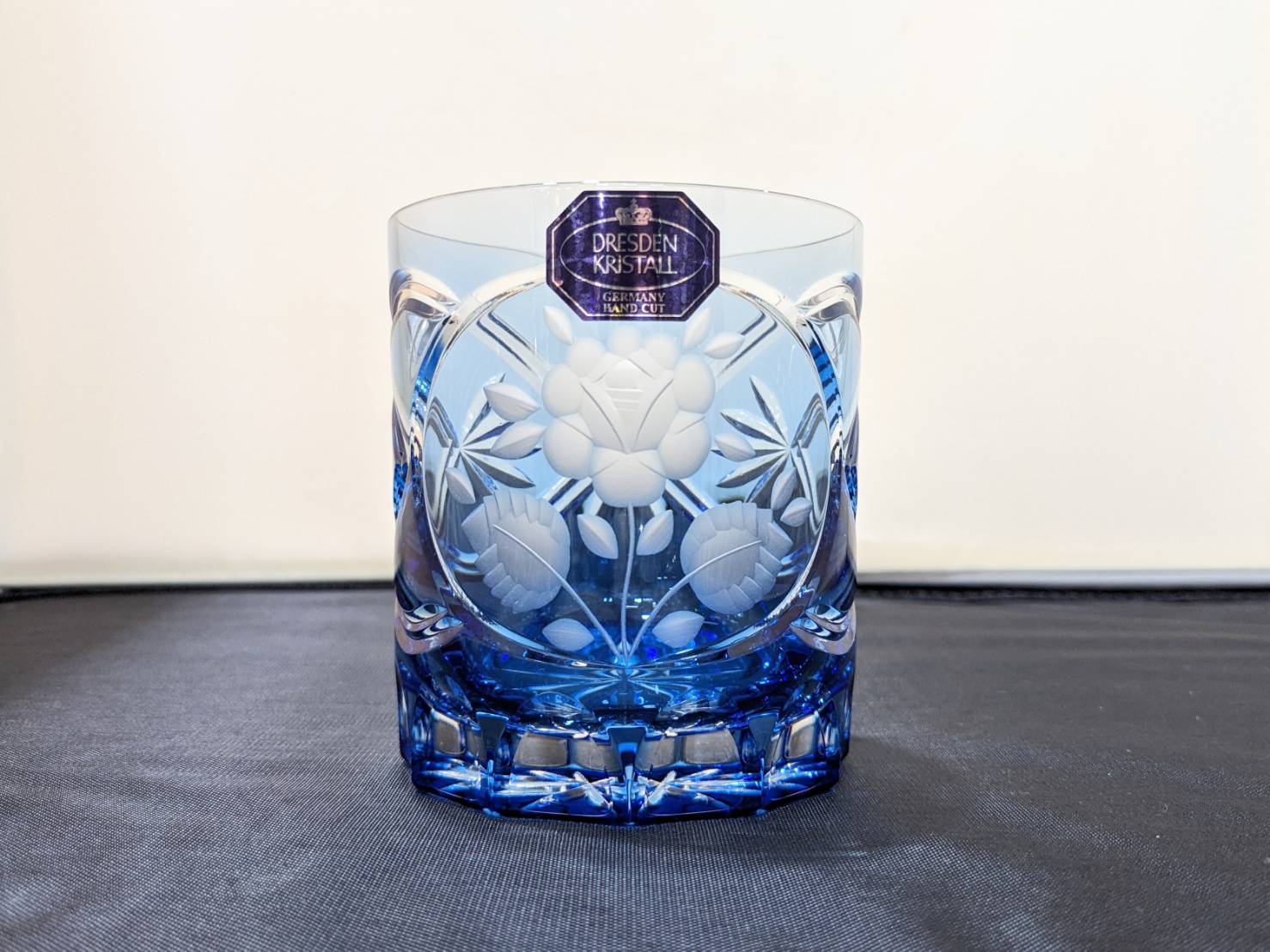 旧東ドイツ製 ドレスデンクリスタル 切子グリーン Lausitzer Glas 2025