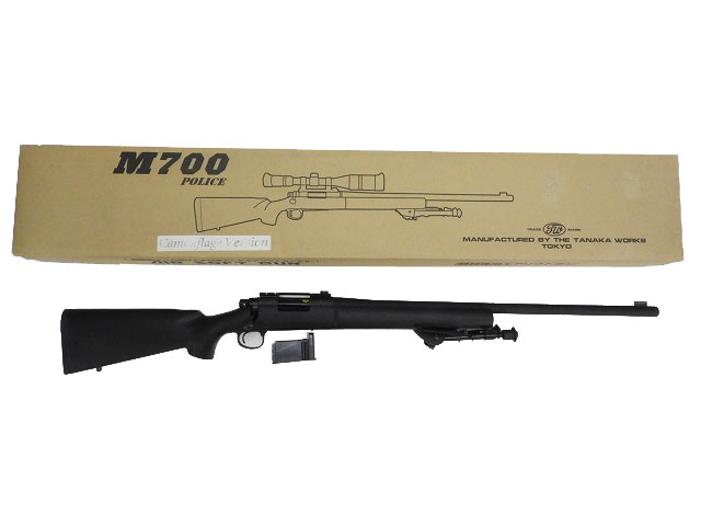 タナカ] M700 POLICE バイポッド付 ボルトアクション ガスライフル