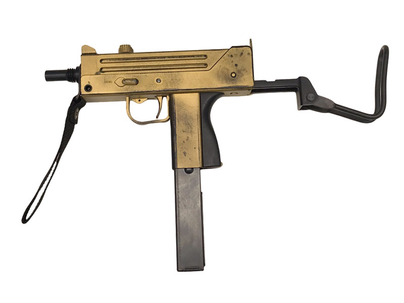 WA] スーパー・イングラム M11 ガスブローバック ゴールド塗装カスタム