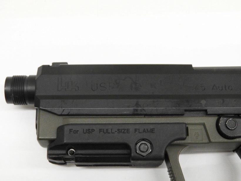 KSC] USP.45 タクティカルカスタム グリーンフレーム システム7 (中古