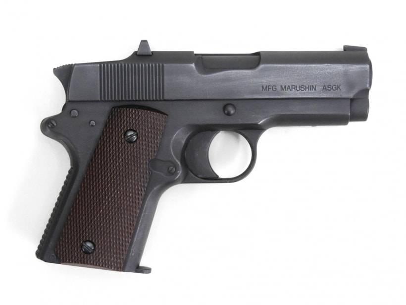 マルシン] デトニクス45 6mm弾 固定スライド カスタム塗装 自作ケース