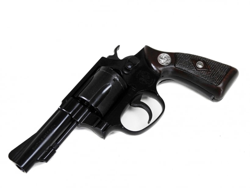 タナカ] S&W M36.38spl チーフスペシャル 3インチ ABS 木製グリップ
