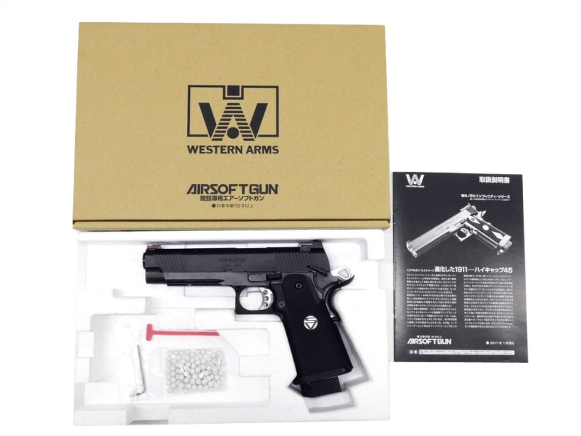 ウエスタンアームズ V12ハイキャパシティ ガスブローバック ガスガン