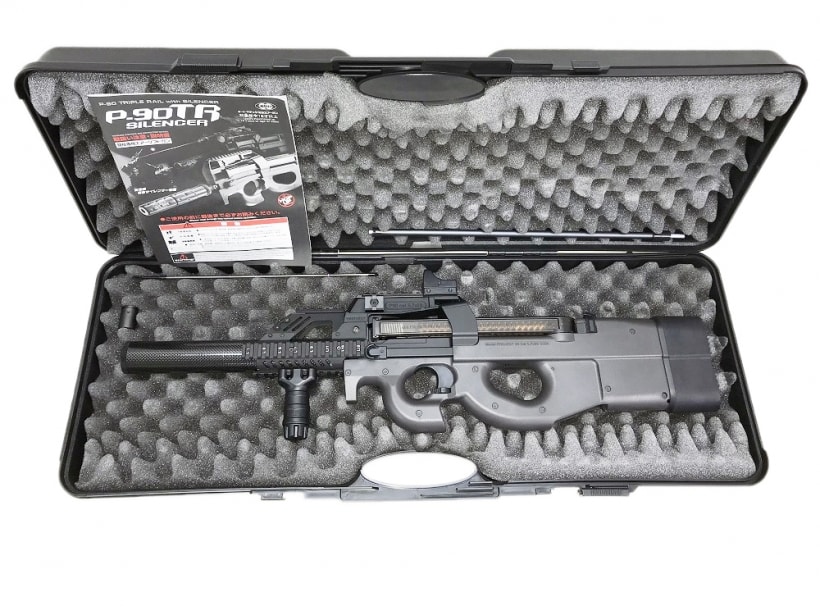 東京マルイ] P90TR 電動ガン サイレンサー&レイルハンドガードカスタム