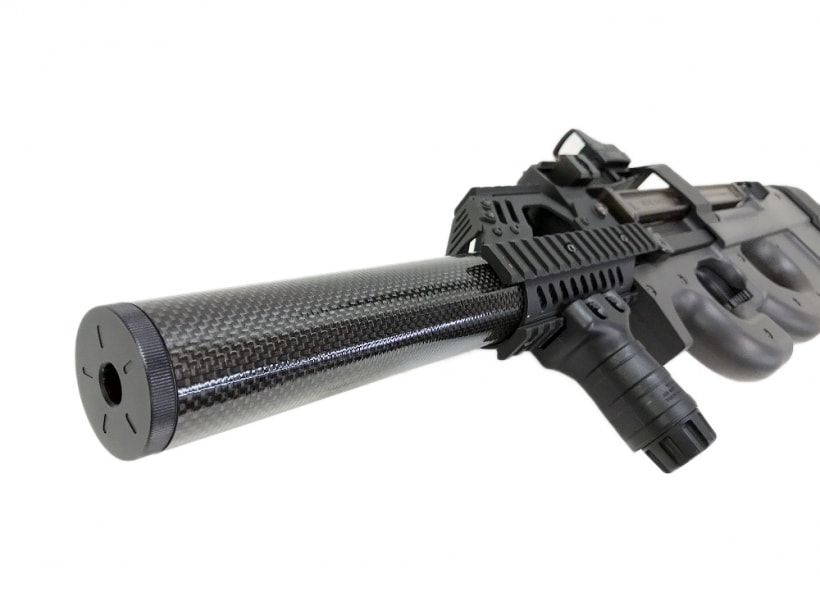 東京マルイ] P90TR 電動ガン サイレンサー&レイルハンドガードカスタム