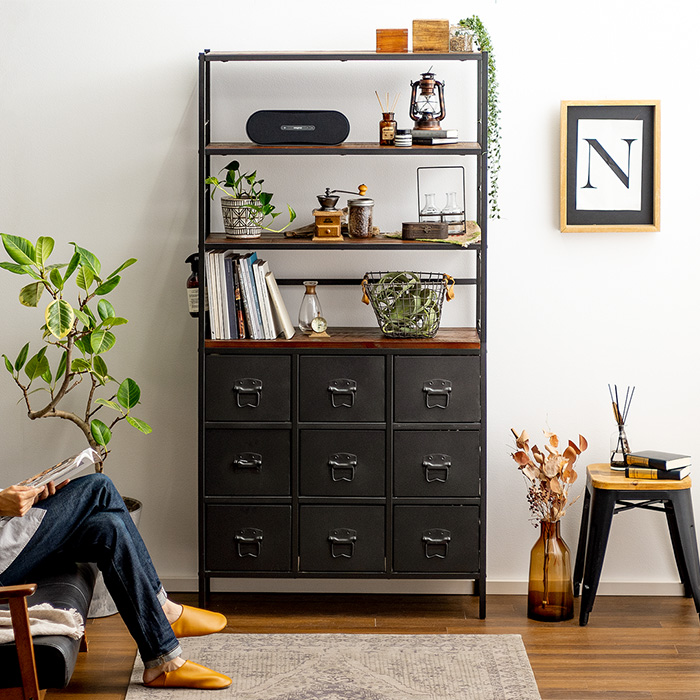 ヴィンテージウッドアイアンチェストラック BILLS(ビルズ) | 家具