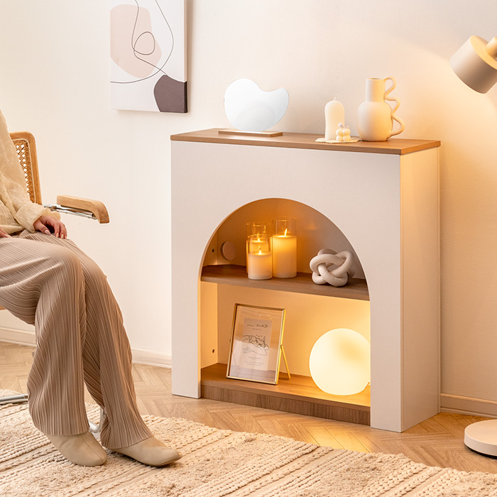 簡単組み立て✴︎マントルピース(棚板付き) 【公式通販】