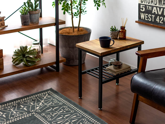 ヴィンテージウッドサイドテーブル Lewis(ルイス) | 家具・インテリア