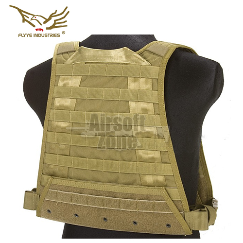 MBSS Plate Carrier Khaki FLYYE - Airsoft Zone UK