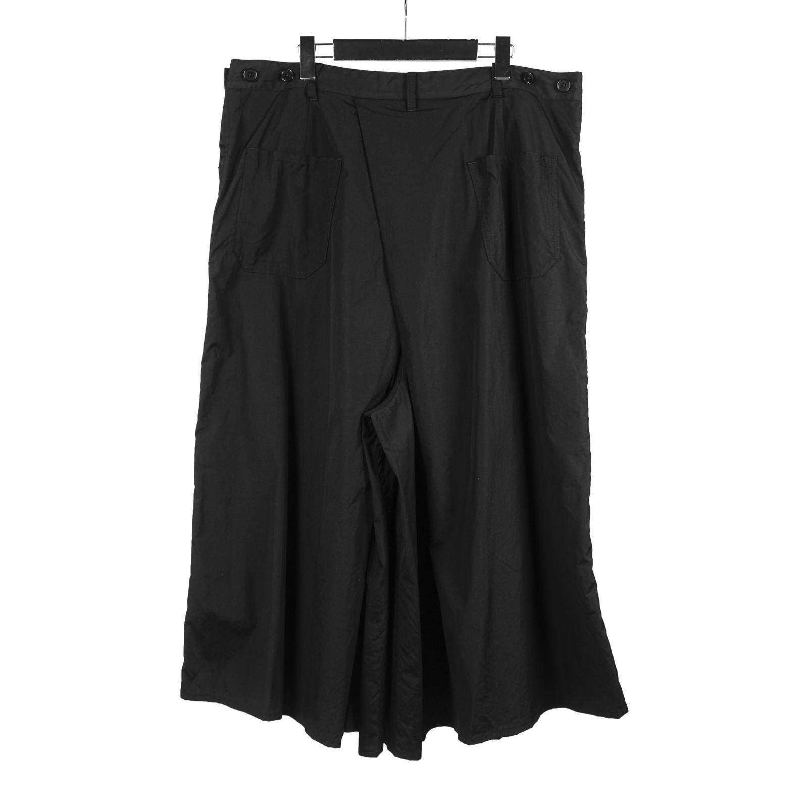 19SS ウールギャバ100% ヨウジヤマモト オム カラスパンツ