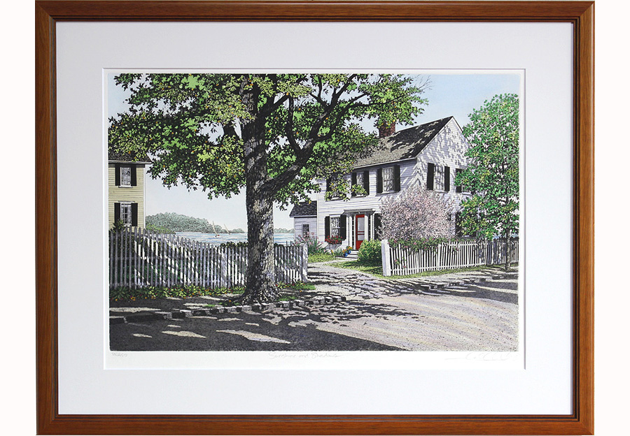 キャロルコレット SAKURA 午後の桜路 銅版画 キャロルコレット SAKURA