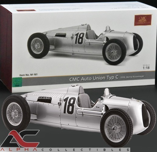 希少！ CMC GmbH Auto Union Type C 1/18 CMC 1/18 Scale M-073 - Auto