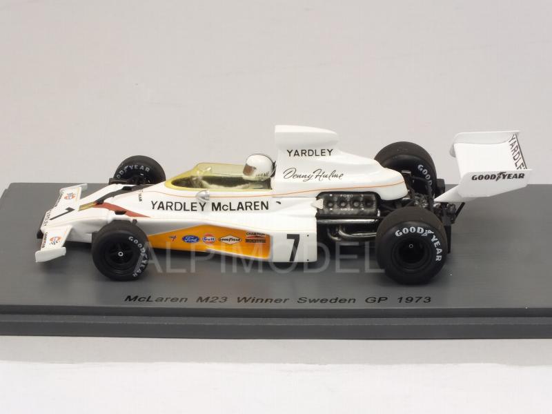 SPARK-MODEL S5392 McLaren M23 Yardley #7 Winner GP Sweden 1973