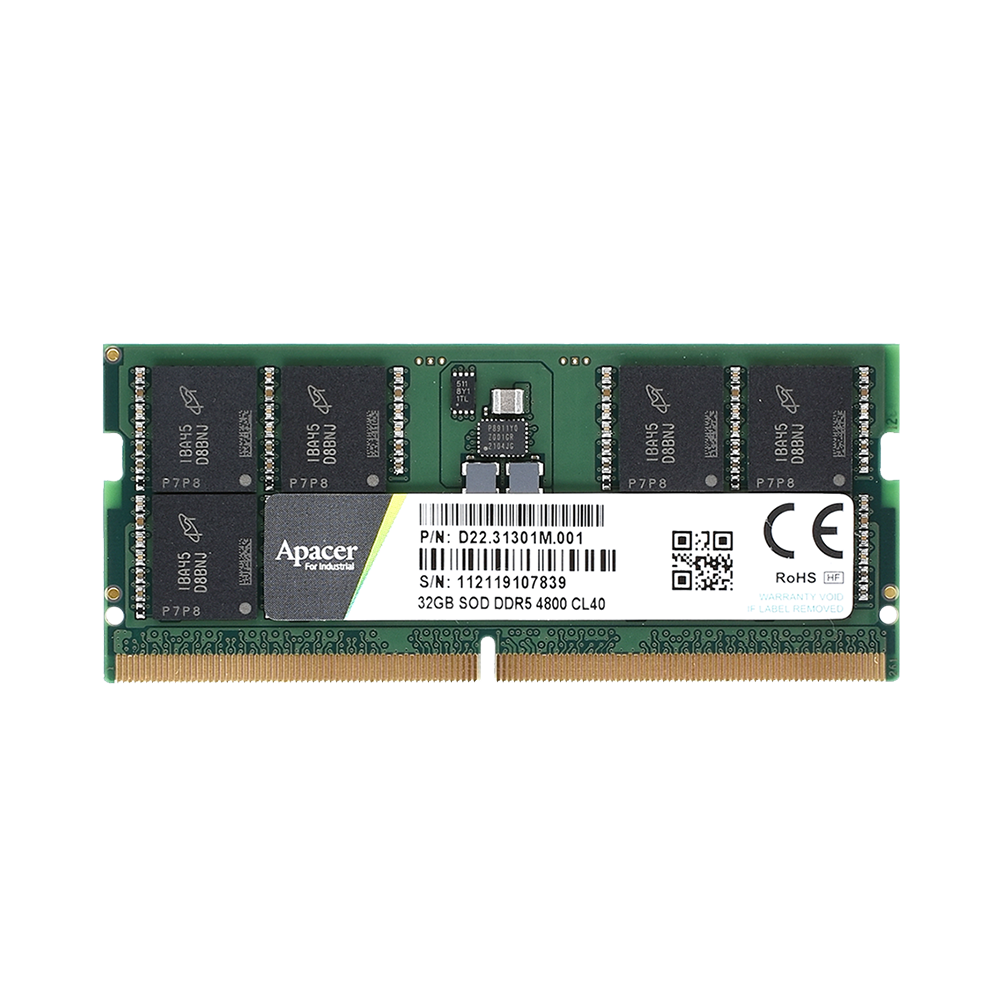 Embedded Memory DDR5 SODIMM - Apacer Technology