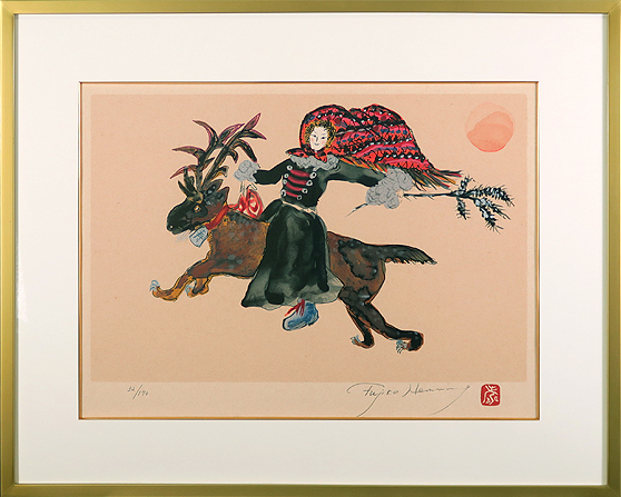 フジコ・ヘミング 絵画 スウェーデンの歌 フジコヘミング 絵画