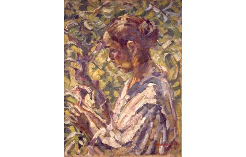 宮本三郎 中村琢ニ 油彩画 2点佳作 宮本三郎 中村琢ニ 油彩画 2点佳作