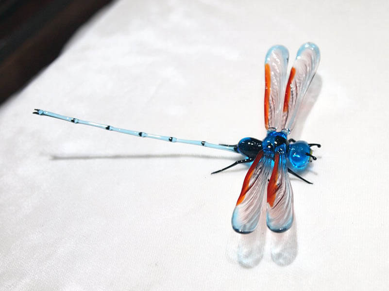 ベネチアンガラス 巨匠ヴィットリオ・コスタンティーニ とんぼ