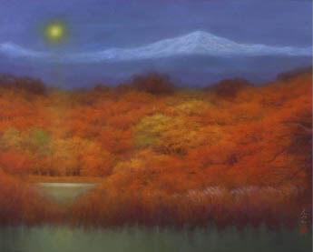 油彩画 自然と人間の関係 油彩画 自然と人間の関係 人間は自然をどう