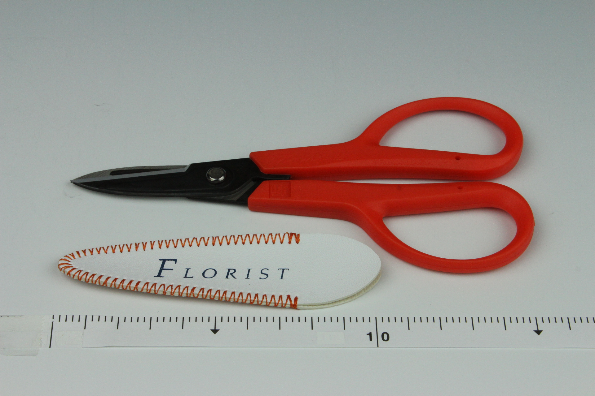 鋏12丁セット ハサミ フローリスト NS-155 オレンジ はさみ 鋏12丁
