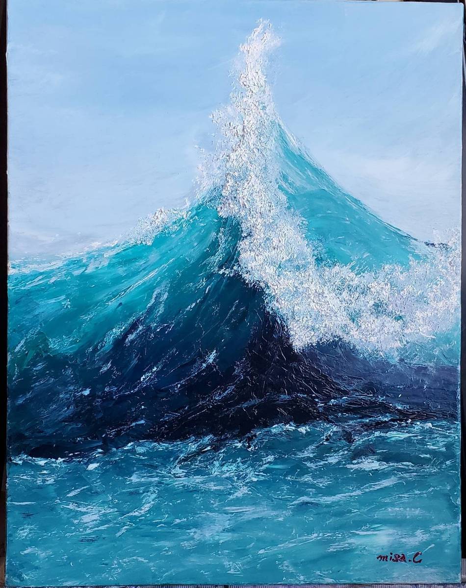 湖畔の秋」 by misa.c｜Artmeter｜暮らしを彩るアートが、きっと見つかる