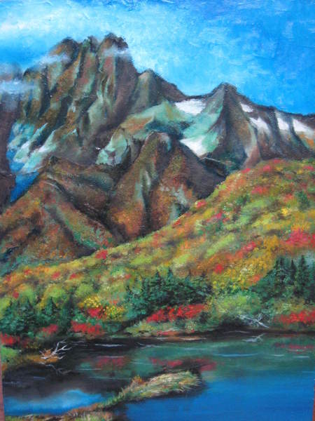 風景画#5 油彩画 15号 P15 油絵 風景画 油彩 油彩画 風景画 油彩画