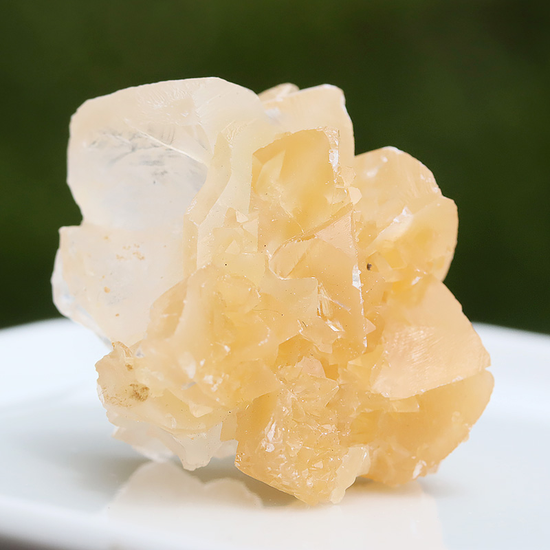 雲南省産イエローカルサイトクラスター-011水晶クラスター、天然石