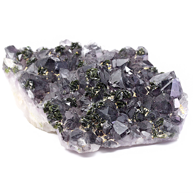 稀少コレクター原石！中国四川省産アメジストファントムクラスター